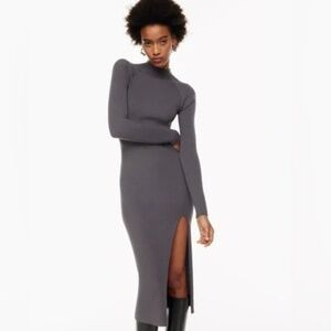 Aritzia Alchemy Dress Peppercorn Gray 2XS
